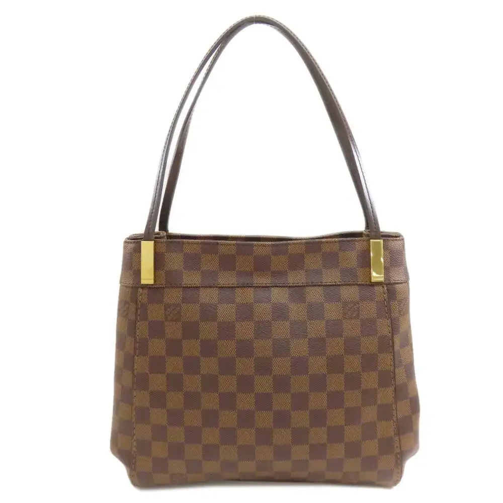 LOUIS VUITTON Authentic Brown Damier Canvas Tote Bag